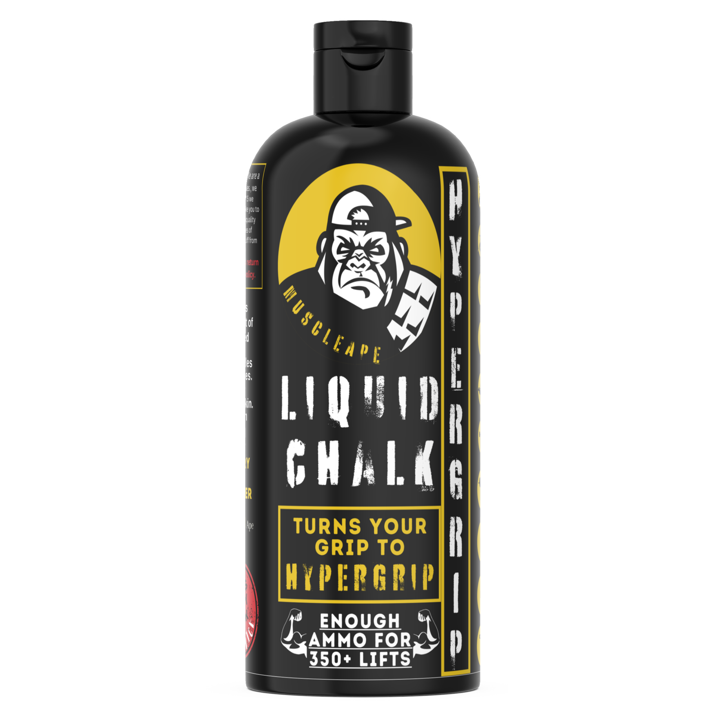 Muscleape Liquid Chalk 200Ml. Turn Your Grip Into Titanium Strength Hypergrip| Sufficient for 150+ Lifts| Best for Weightlifting, Powerlifting, Gymnastics, Calisthenics, CrossFit and Other Sports | Powerlifting | Muscleape