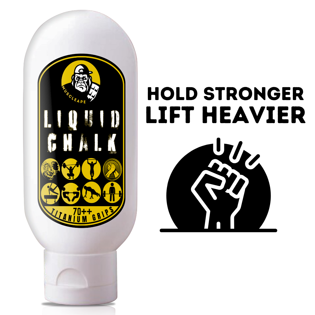Muscleape Liquid Chalk Cream For Titanium Strenght Dry Grip.Sweat Free Hands for Weightlifting, Gym, Rock Climbing, Calisthenics, Gymnastics, CrossFit, Bodybuilding. 70 Ml. | | Muscleape
