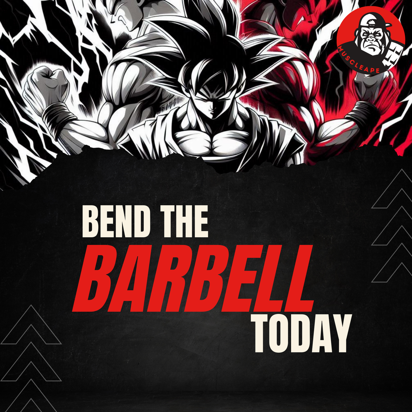 Muscleape Weight Lifting Straps Red Beast Mode Wrist Supporter For Gym. Gym Accessories Men & Women. | Powerlifting | Muscleape