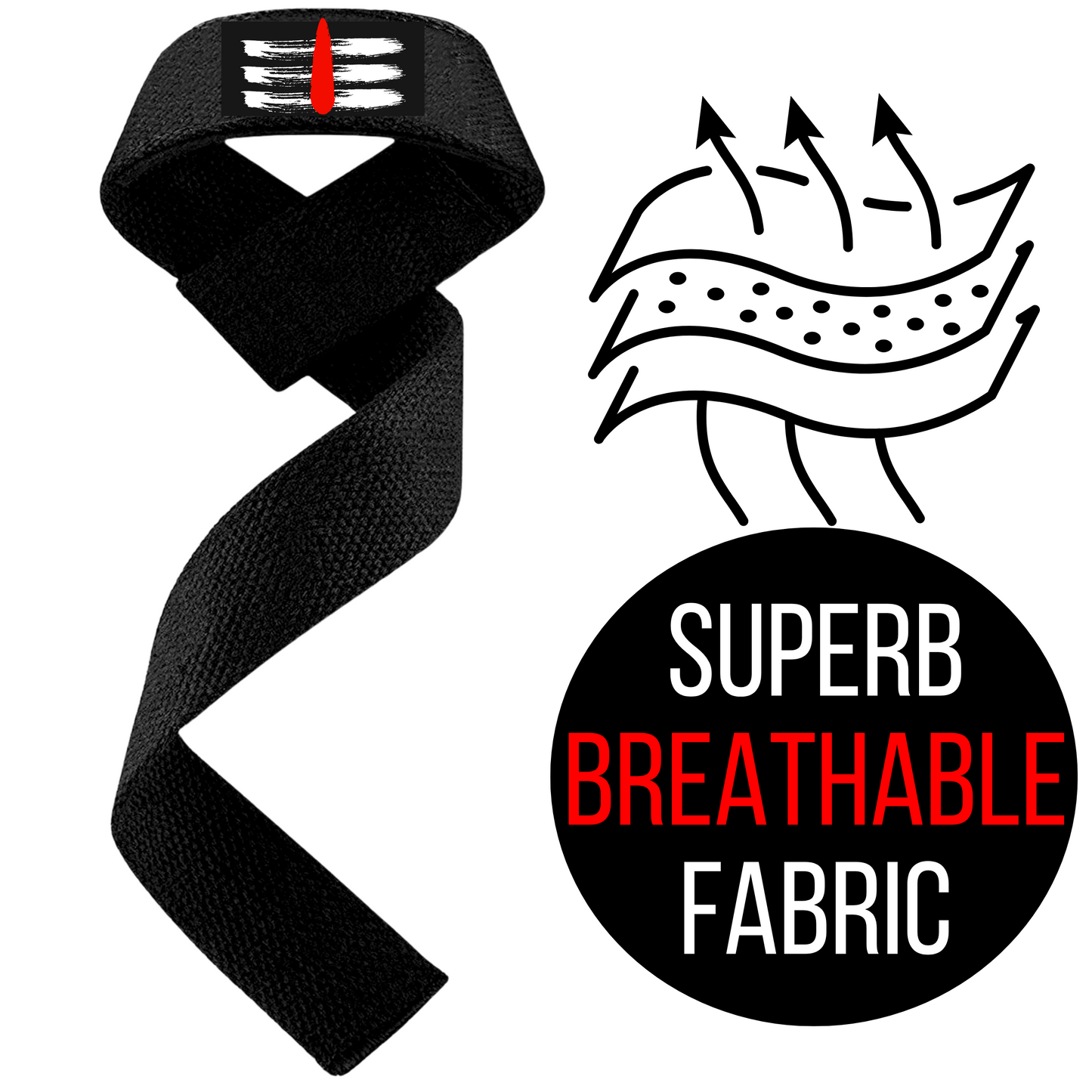 Muscleape Mahakaal Weight Lifting Straps Black Wrist Supporter For Gym . Gym Accessories Men & Women. Wrist Strap For Gym With Wrist Support. | Powerlifting Gym | Muscleape