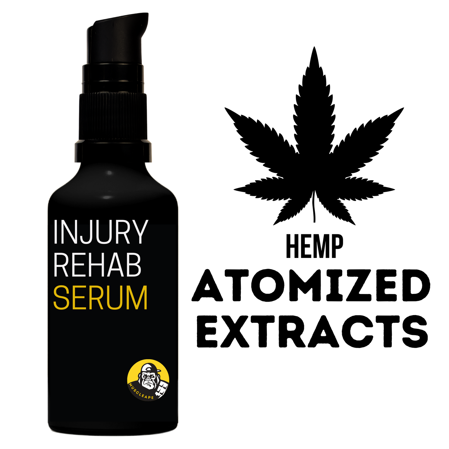 MuscleApe Serum X for Rapid Muscle Recovery |Deep Tissue Relaxation Serum| Post-Workout Muscle Serum for Elite Strength Athletes | 30ml pack. | | Muscleape