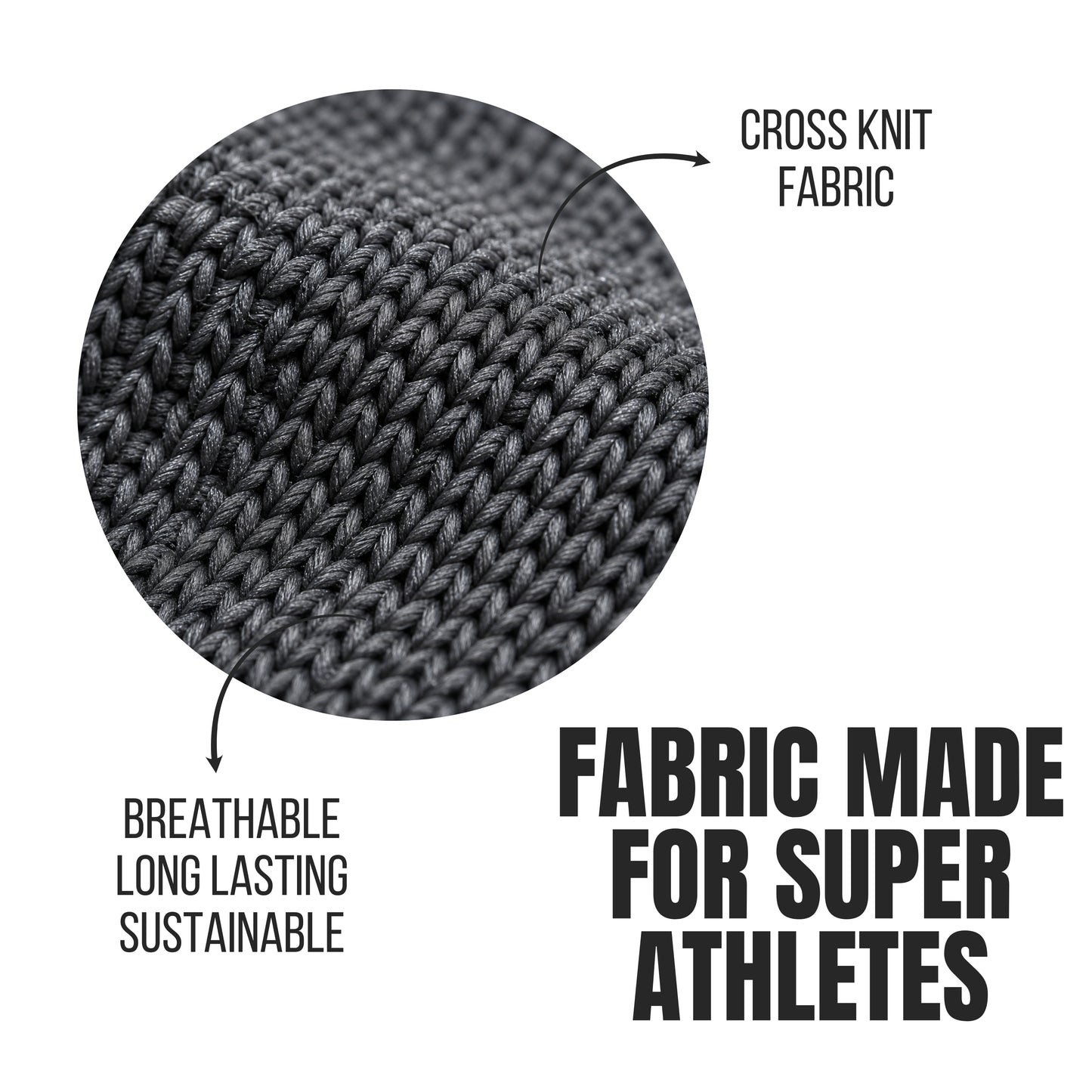 Muscleape 2m Knee & Joint Support Wraps | Gunpowder Grey