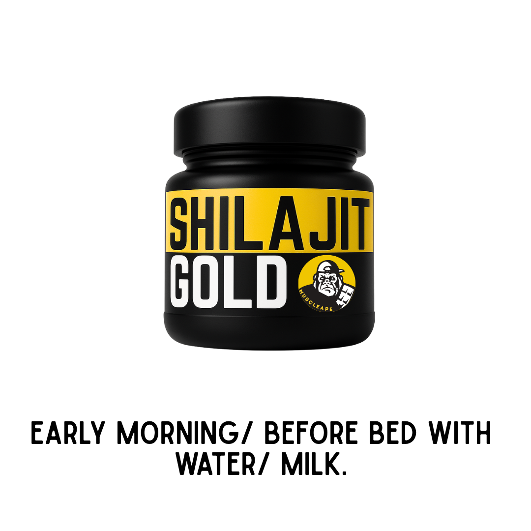 Muscleape Men's Multivitamin Alfa Stack For Peak Performance| 30 Days Complete Course| Testmax - Ultimate Male Performance Booster, Multivitamin & Shilajit Gold Resin.