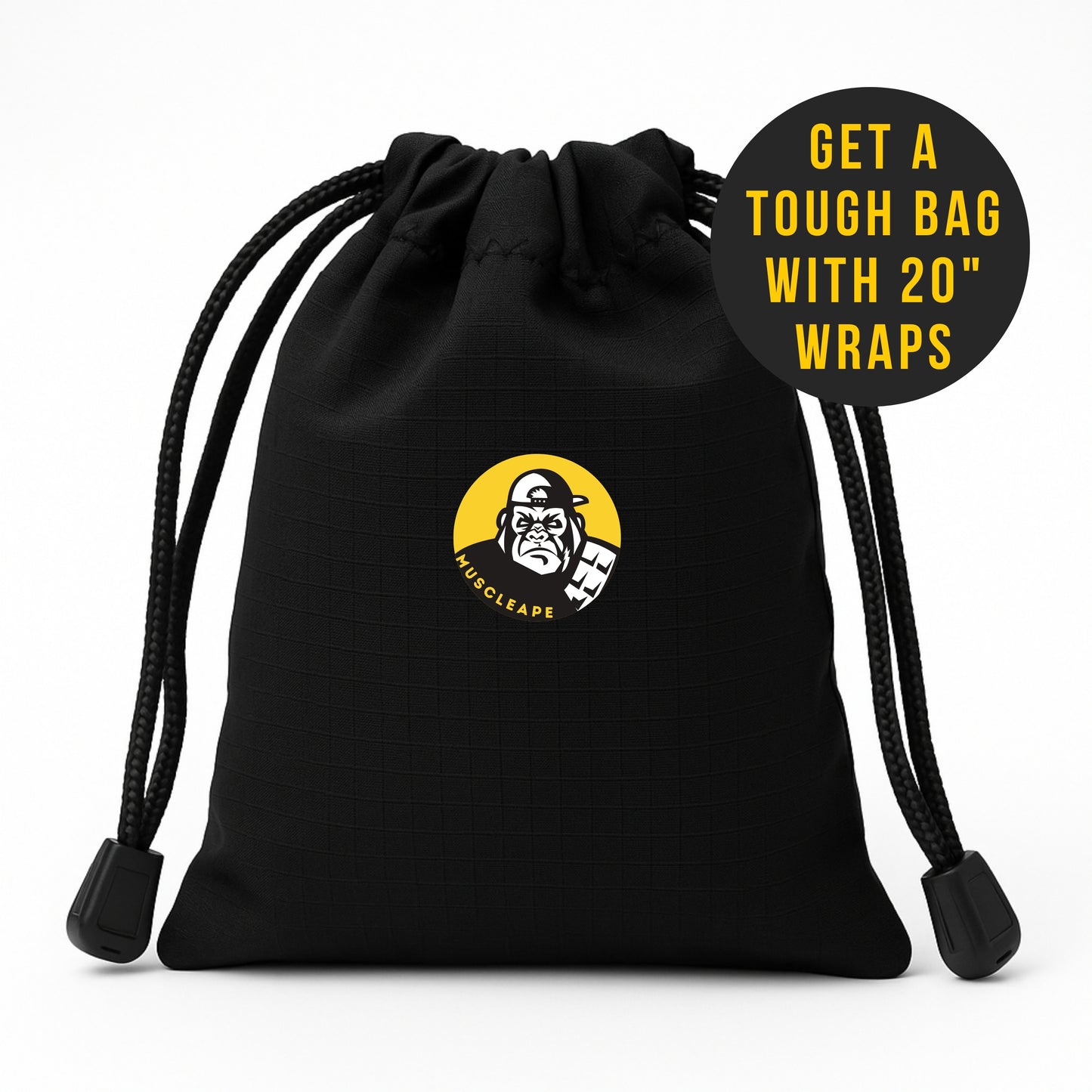 Muscleape Wrist Wraps | Gun Powder Grey