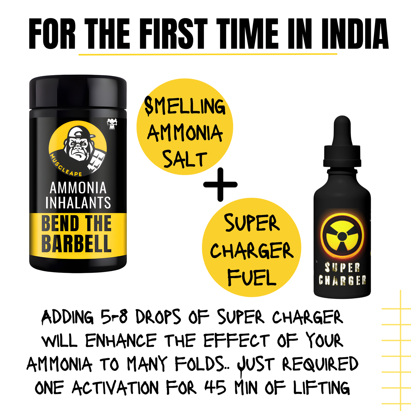 Muscle Ape Ravager With Activator Fuel - The Strongest Smelling Salt In The World. Designed for competitive powerlifters. | Powerlifting | Muscleape
