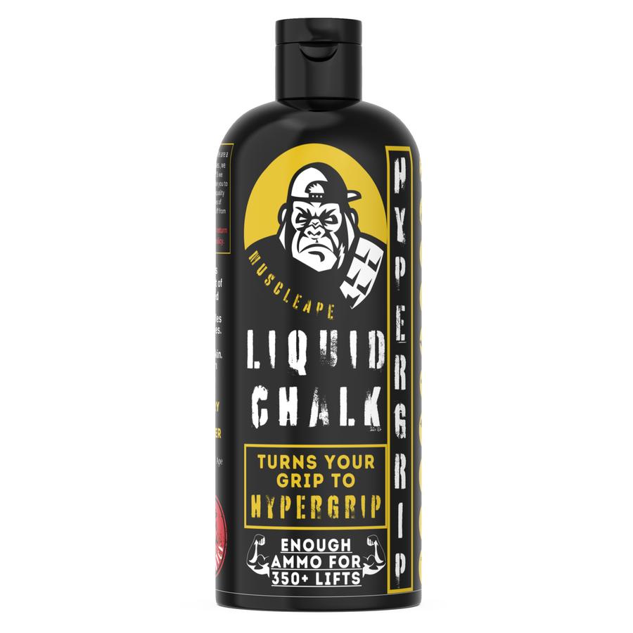 Muscleape Liquid Chalk 200ml | Titanium-Strong Dry Grip (150+ Lifts) for Weightlifting, Powerlifting, CrossFit, Gymnastics & Calisthenics