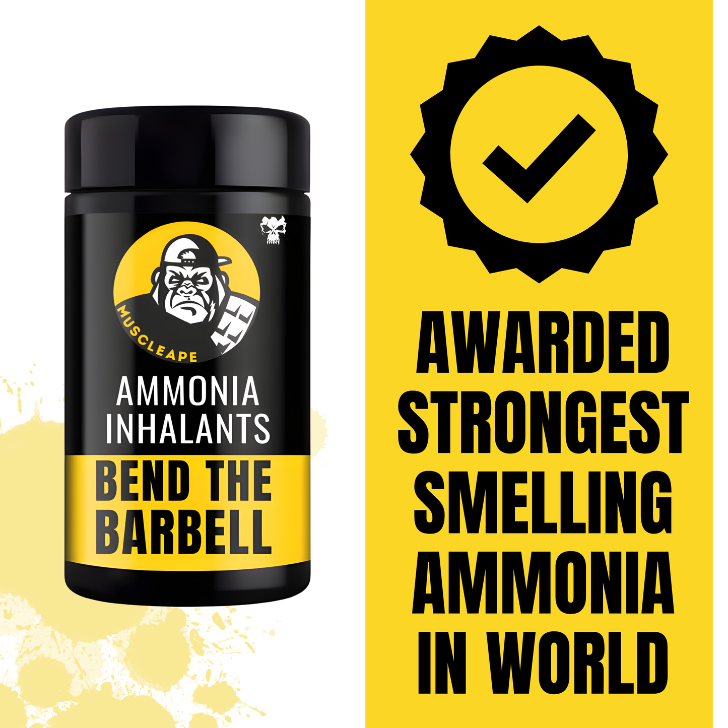 Muscleape Ammonia Smelling Salt. Most Potent .Safe And Non-Addictive Performance Enhancer. Choice Of Elite Powerlifters.100 gm Of Pure Wrath. | Powerlifting | Muscleape