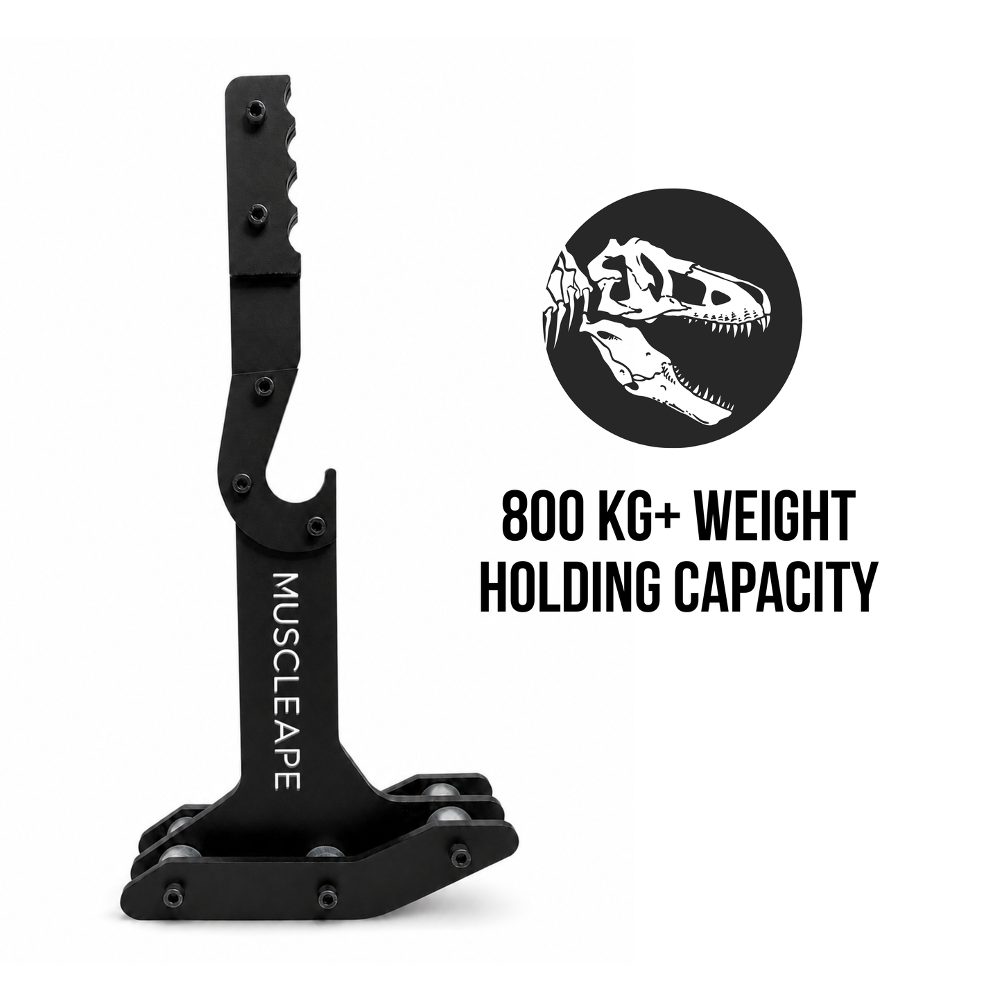 MUSCLEAPE Barbell Deadlift Jack - Weight Plate Loading Tool