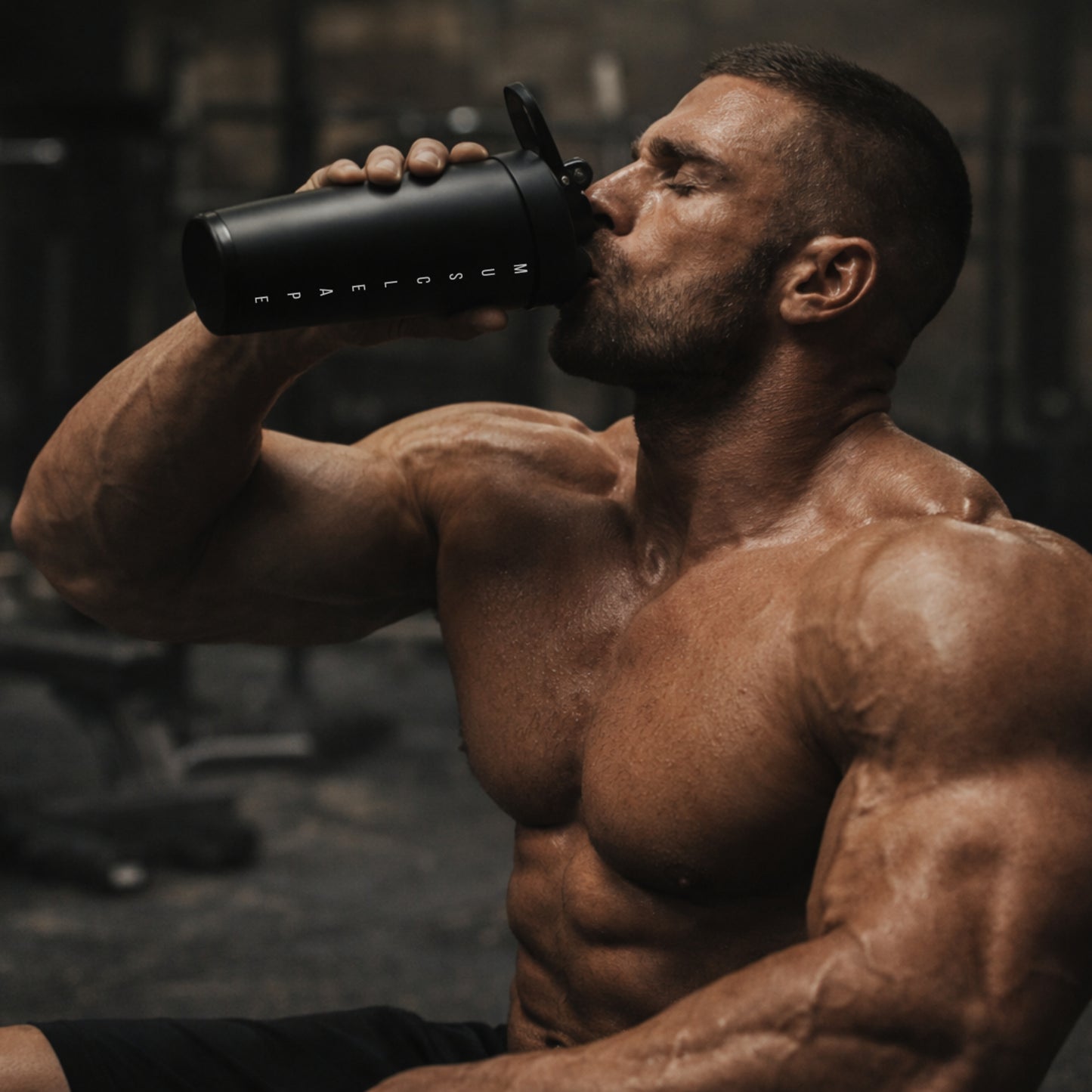 Muscleape Stainless Steel Shaker Bottle | 750 Ml | 304 SS