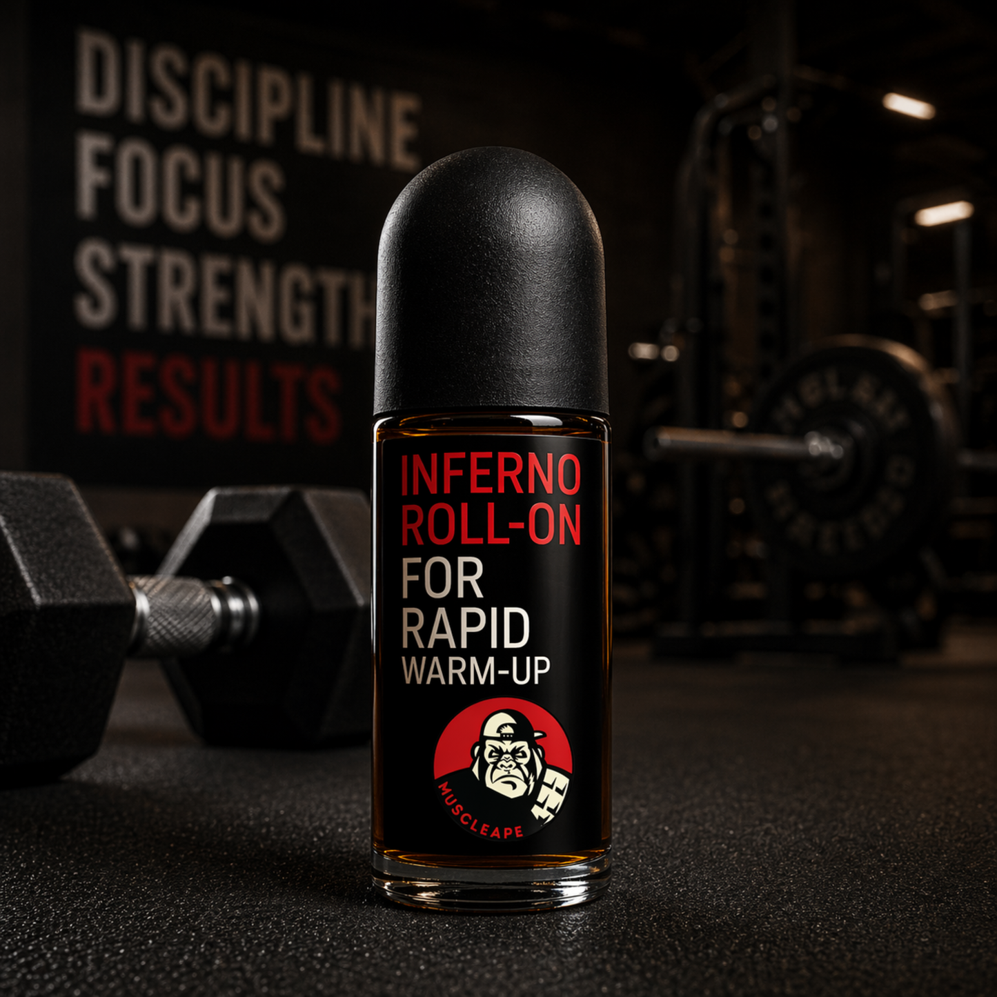 Muscleape Inferno Roll On | Pre Workout Muscle Warming Roll On