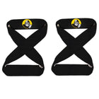 Muscleape Figure-8 Weight Lifting Straps |Black