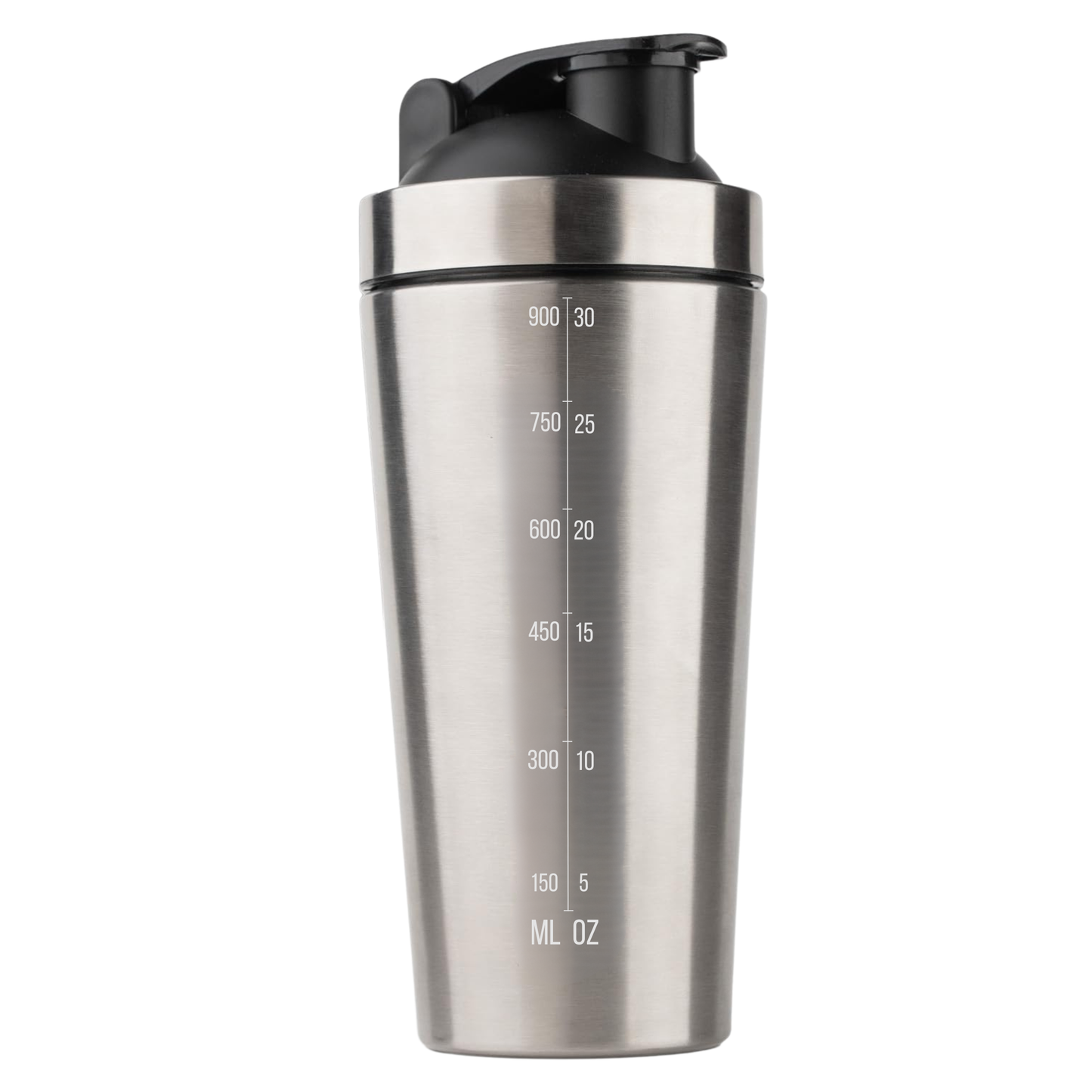 Muscleape Stainless Steel Shaker Bottle 750ml (Silver)