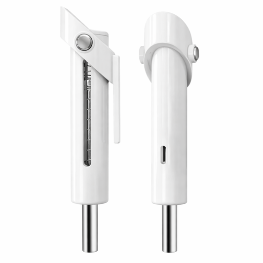 Muscleape Drop Set Pin | Quick-Change Weight Stack Pin for Cable Machines | Heavy-Duty Steel Gym Accessory for Fast Drop Sets & Hypertrophy (White)