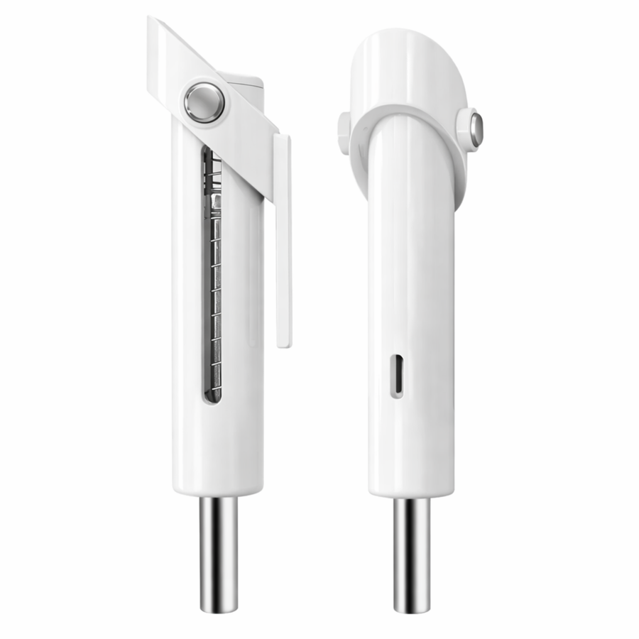 Muscleape Drop Set Pin | Quick-Change Weight Stack Pin for Cable Machines | Heavy-Duty Steel Gym Accessory for Fast Drop Sets & Hypertrophy (White)