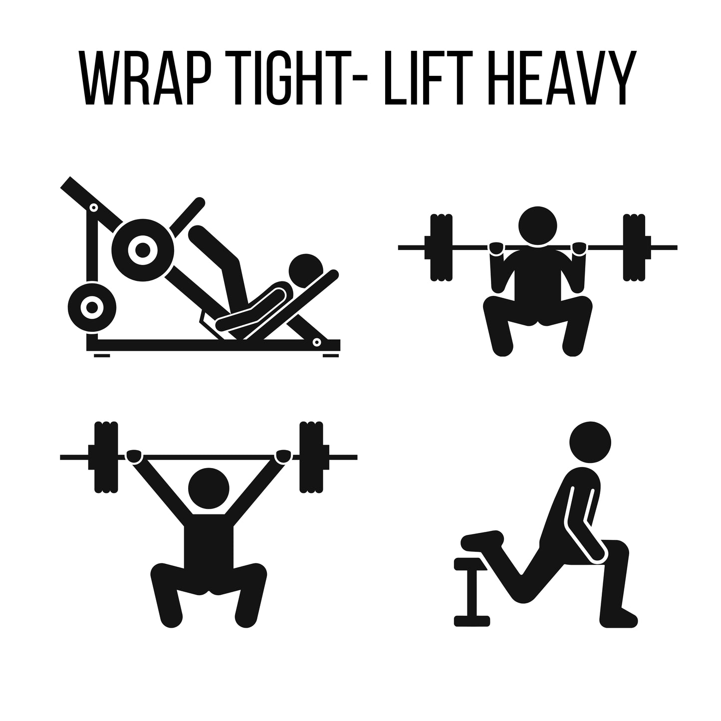 Muscleape 2m Knee & Joint Support Wraps | Gunpowder Grey