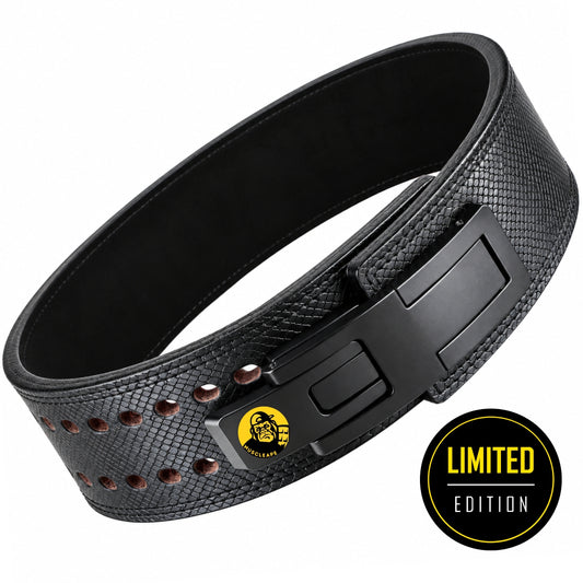 Muscleape Genuine Leather Lever Belt | Limited Edition | Lifetime Warranty