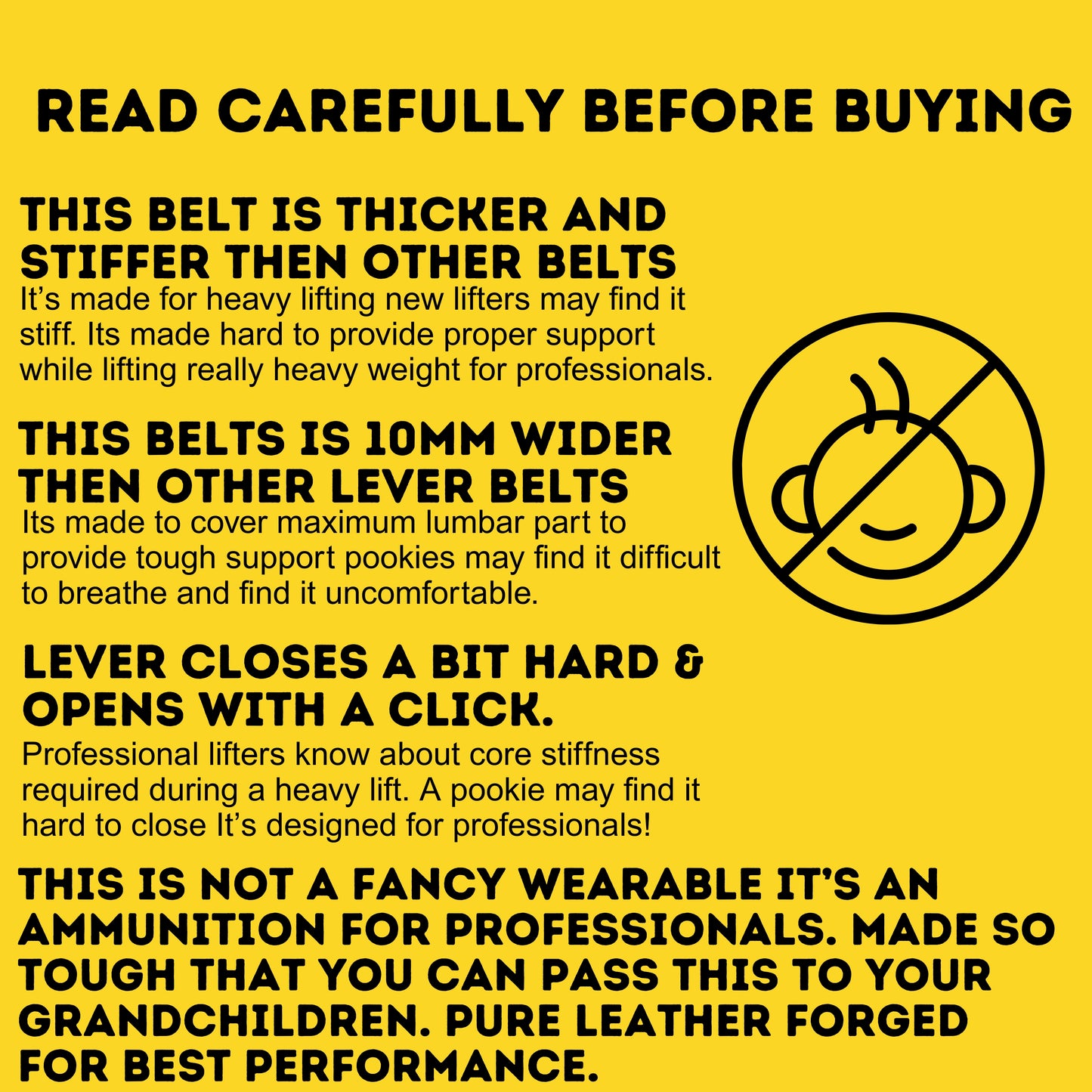 Muscleape 13mm Lever Belt. 4" Wide Genuine Leather. Quick-Release Steel Alloy Lever. Adjustable Powerlifting Belt With Lifetime Brand Warranty.