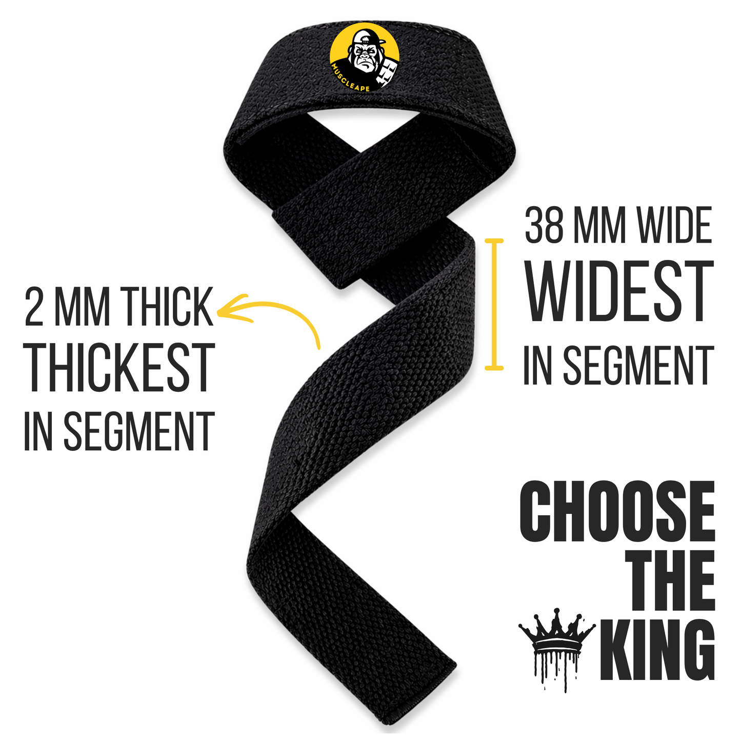 Muscleape Weight Lifting Straps.