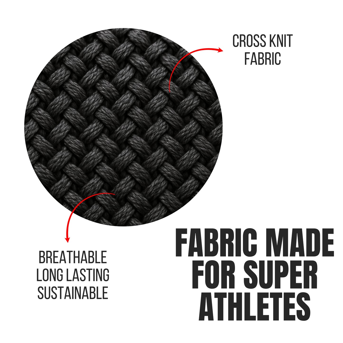 Muscleape Beast Mode Weight Lifting Straps | Black