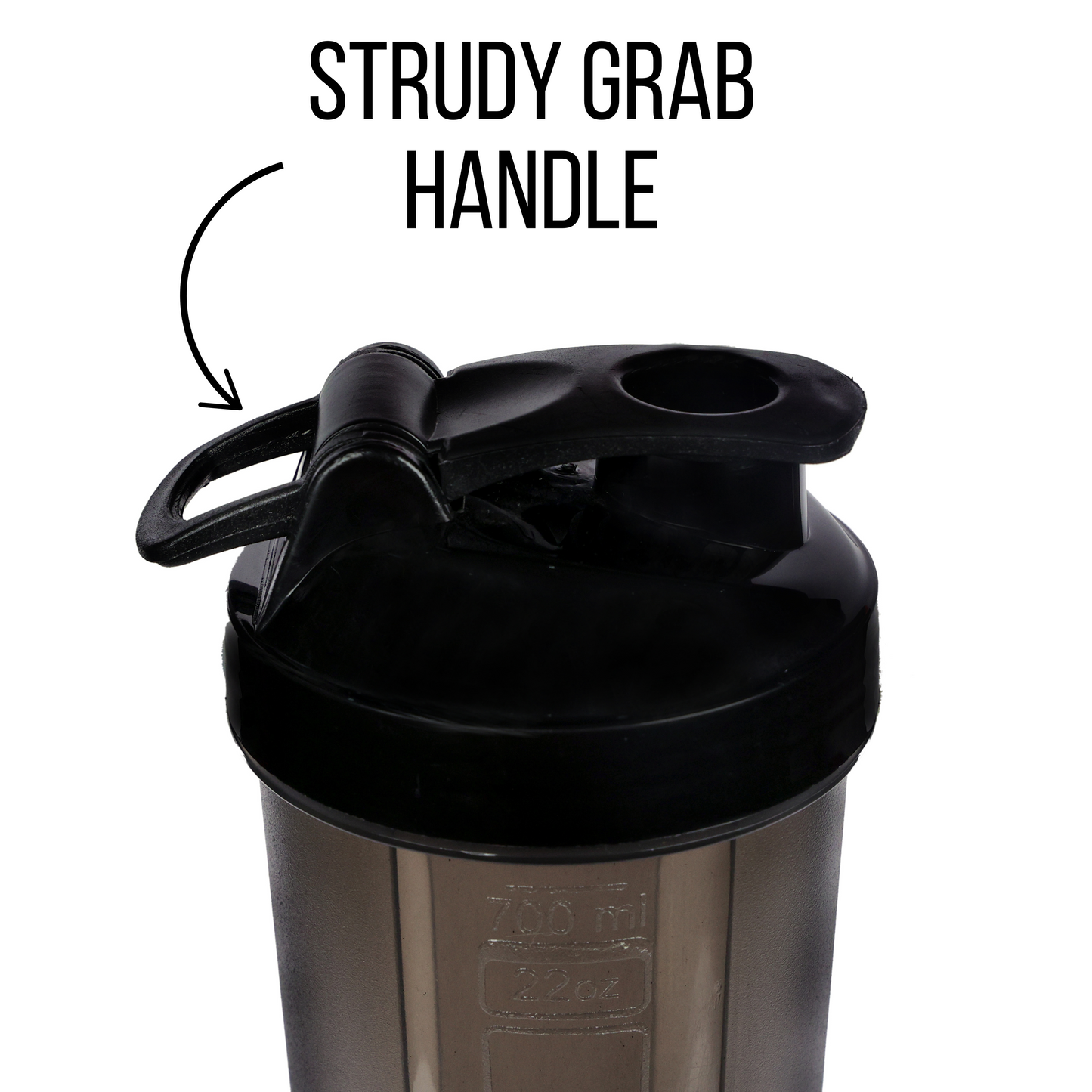 Muscleape Gym Typhoon Shaker Bottle 700Ml 100% Leakproof Guarantee Sipper Bottle Ideal For Protein,Preworkout And Bcaas,Bpa Free Material-Black | Gym | Muscleape