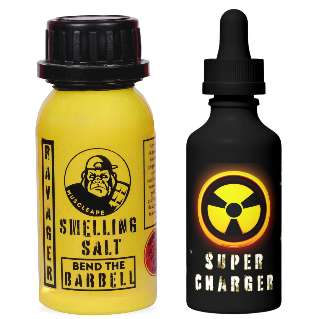 Muscle Ape Ravager With Activator Fuel - The Strongest Smelling Salt In The World. Designed for competitive powerlifters. | Powerlifting | Muscleape