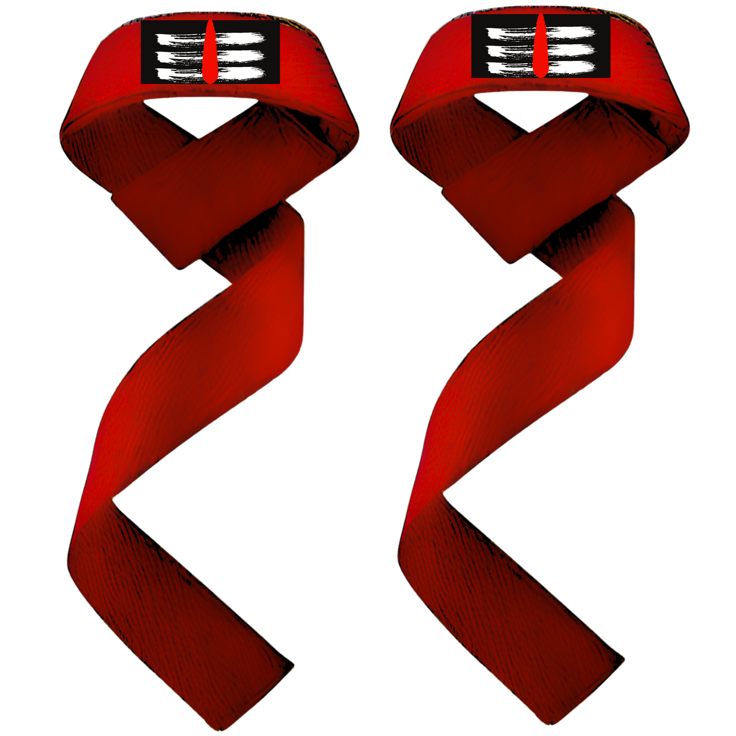 Muscleape Red Mahakaal Weight Lifting Straps Wrist Supporter For Gym . Gym Accessories Men & Women. Wrist Strap For Gym With Wrist Support. | Powerlifting Gym | Muscleape