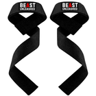 Muscleape Beast Mode Weight Lifting Straps | Black