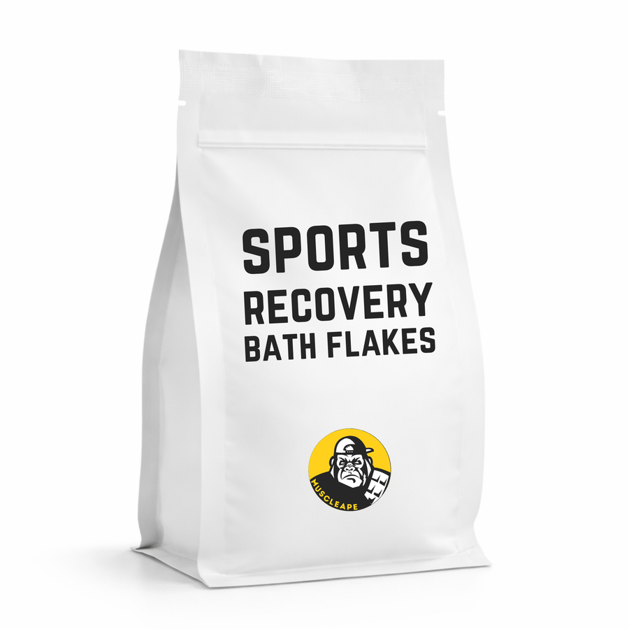 Muscleape Sports Recovery Bath Flakes, Bath Salt for Post Workout Muscle Recovery, Relaxation, Soreness Relief, Foot Soak, Body Soak