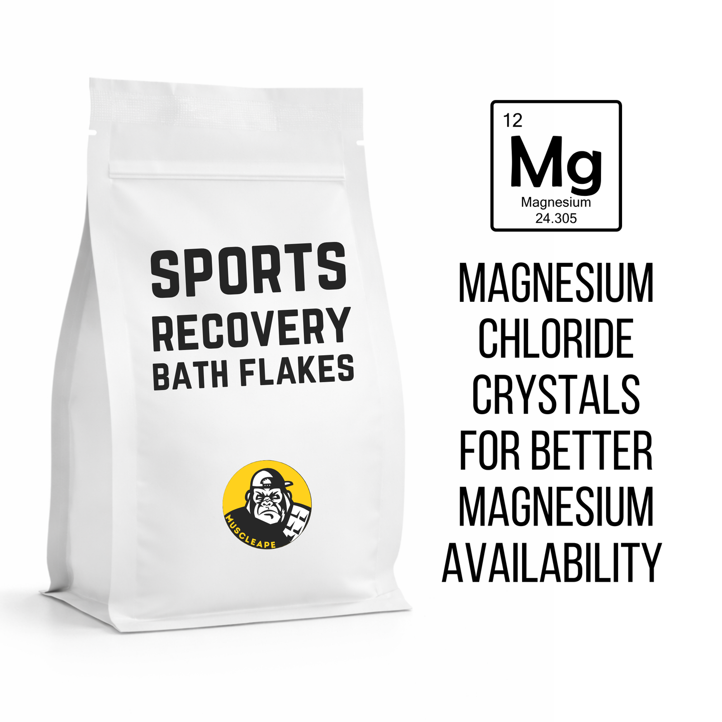 Muscleape Sports Recovery Bath Flakes.