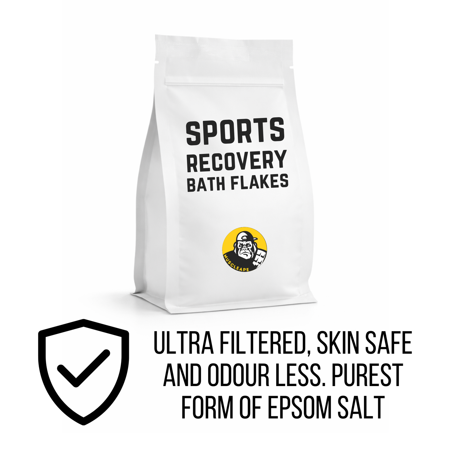 Muscleape Sports Recovery Bath Flakes.