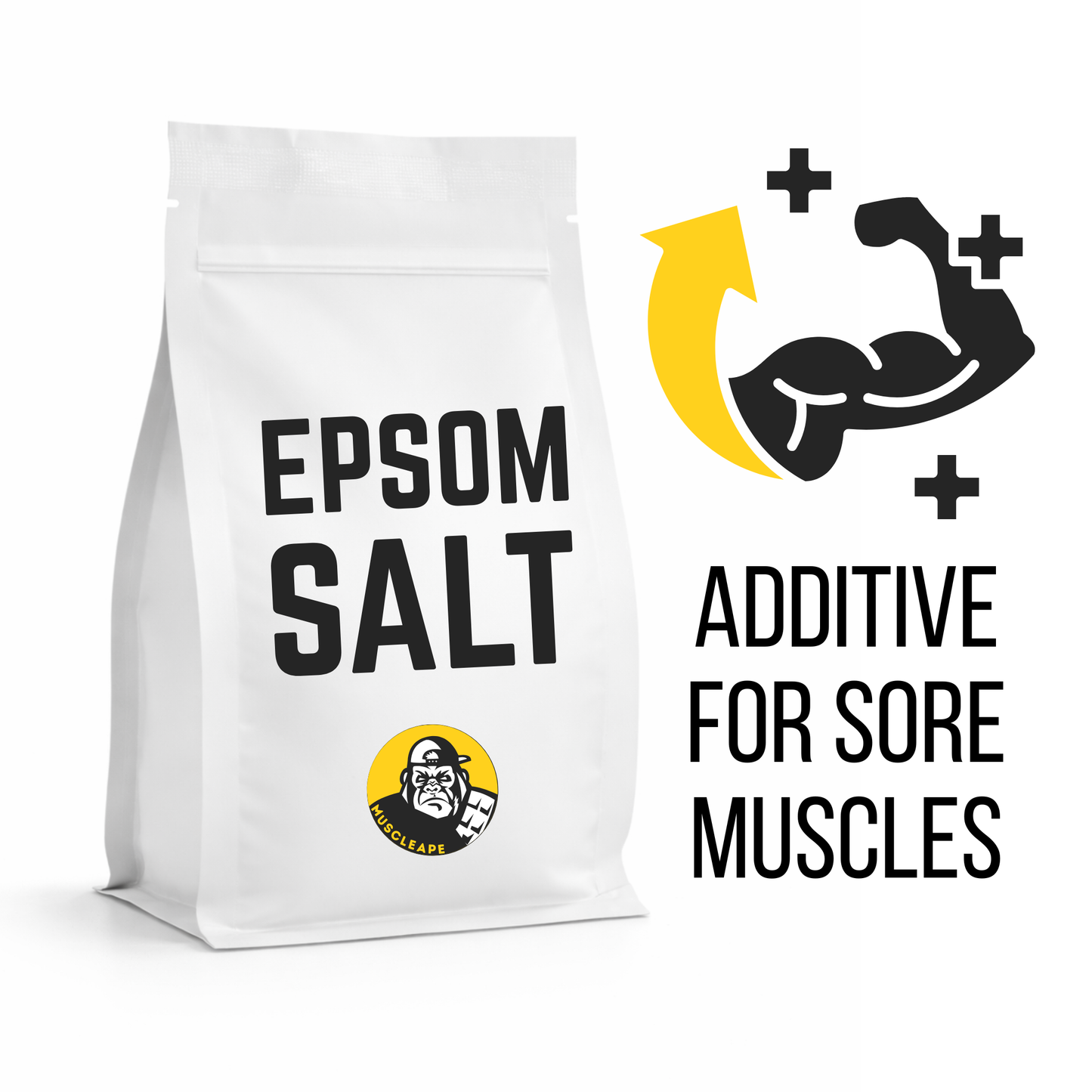 Muscleape Epsom Salt for Muscle Recovery & Soreness Relief