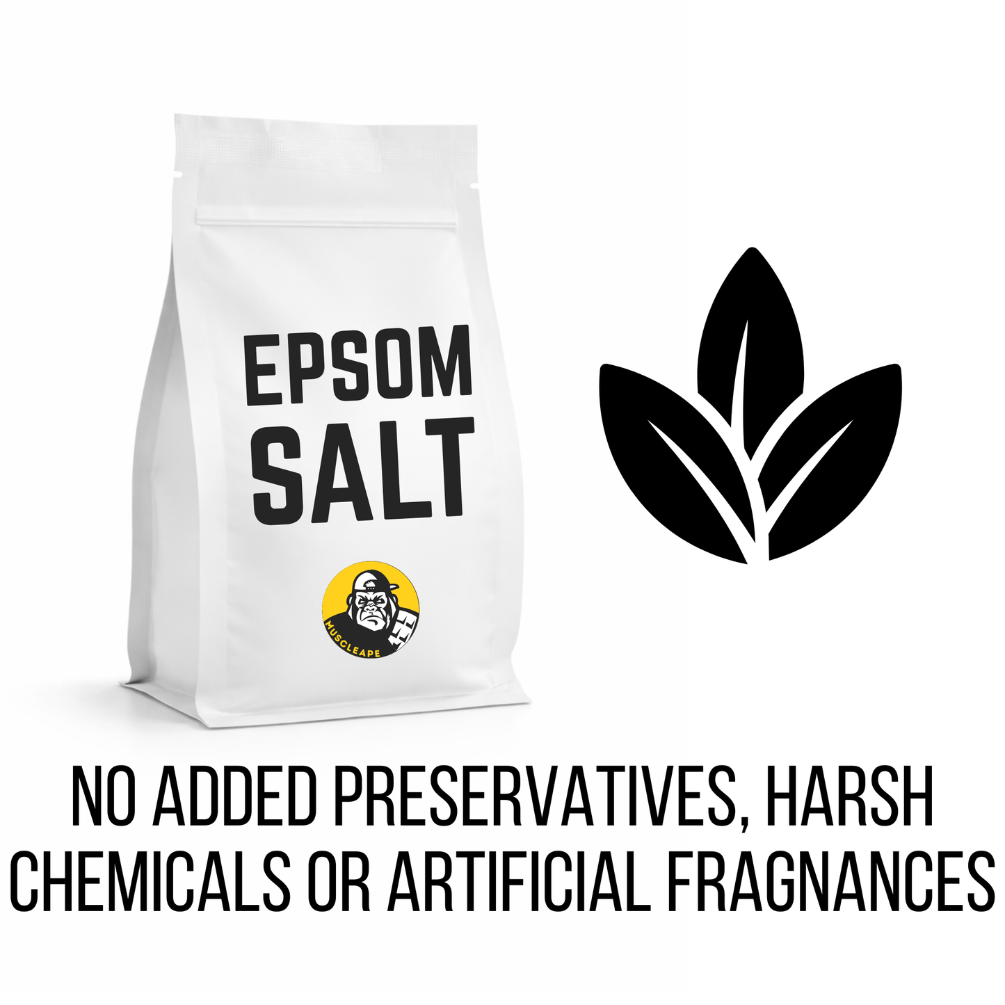 Muscleape Epsom Salt for Muscle Recovery & Soreness Relief