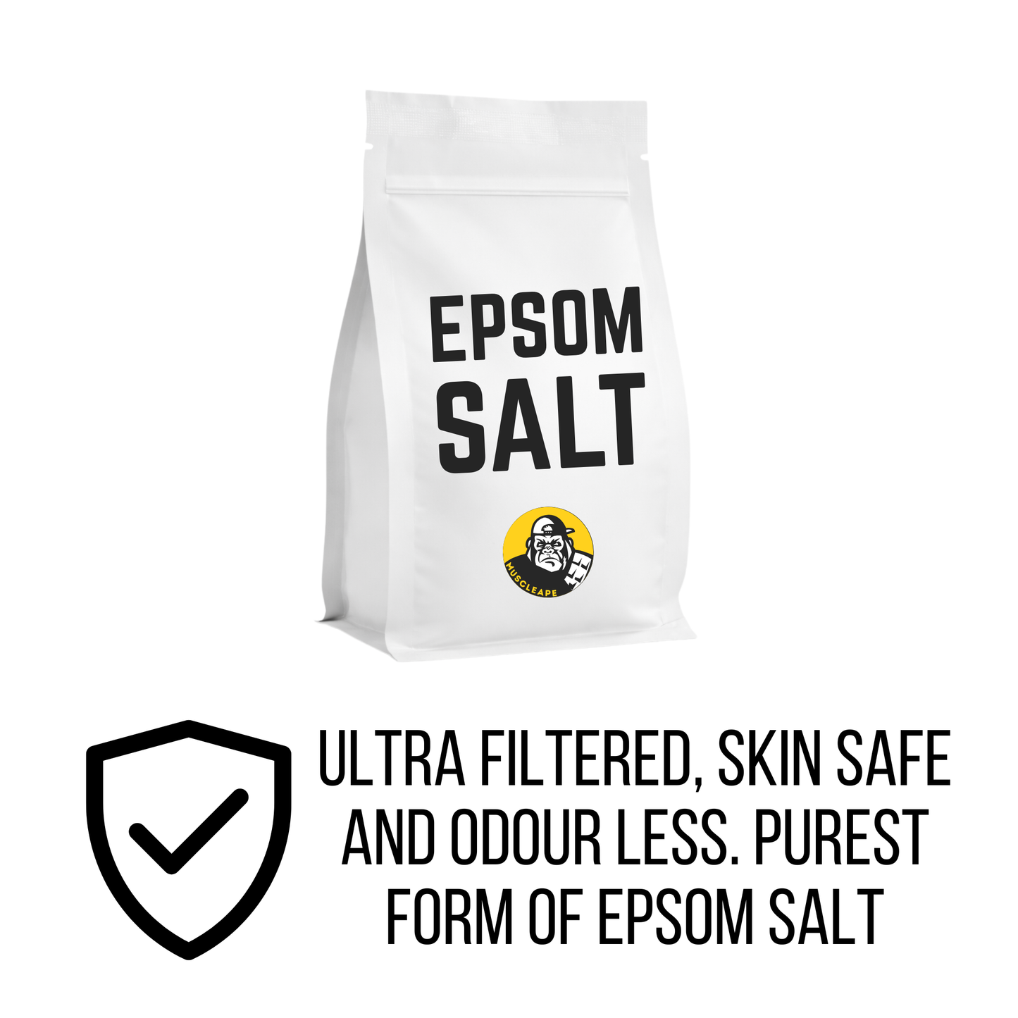Muscleape Epsom Salt for Muscle Recovery & Soreness Relief