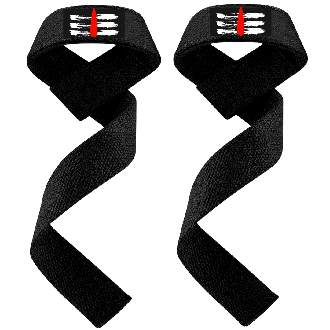 Muscleape Mahakaal Weight Lifting Straps Black Wrist Supporter For Gym . Gym Accessories Men & Women. Wrist Strap For Gym With Wrist Support. | Powerlifting Gym | Muscleape