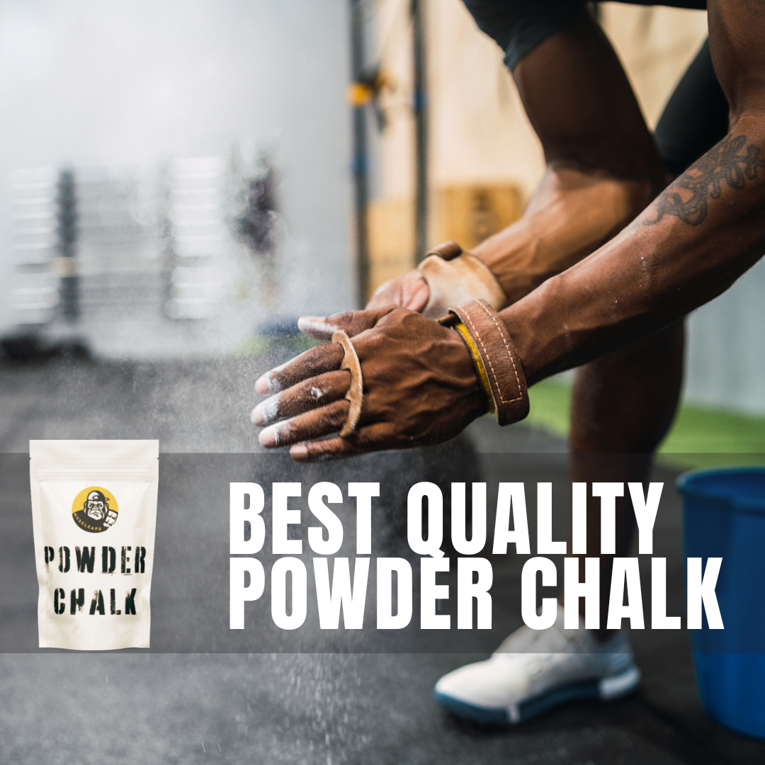 Muscleape Chalk Powder for Superior Grip. 200gm Premium Chalk for Weightlifting, Powerlifting, Calisthenics and Other Sports | Powerlifting | Muscleape