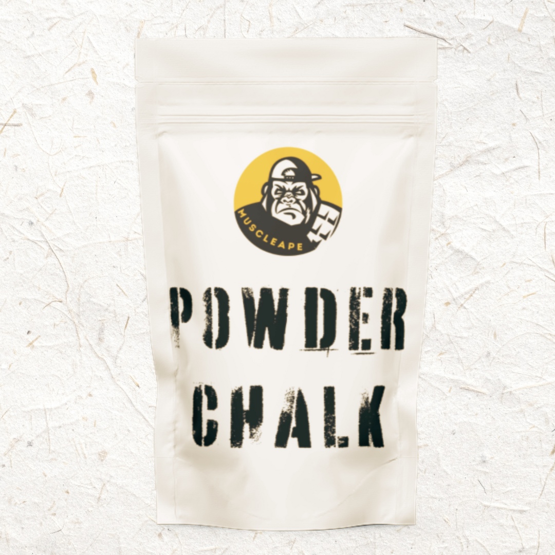 Muscleape Chalk Powder for Superior Grip. 200gm Premium Chalk for Weightlifting, Powerlifting, Calisthenics and Other Sports | Powerlifting | Muscleape