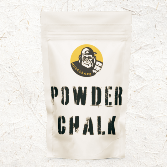Muscleape Chalk Powder for Superior Grip. 200gm Premium Chalk for Weightlifting, Powerlifting, Calisthenics and Other Sports | Powerlifting | Muscleape