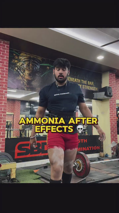 Strength of muscleape smelling salt
