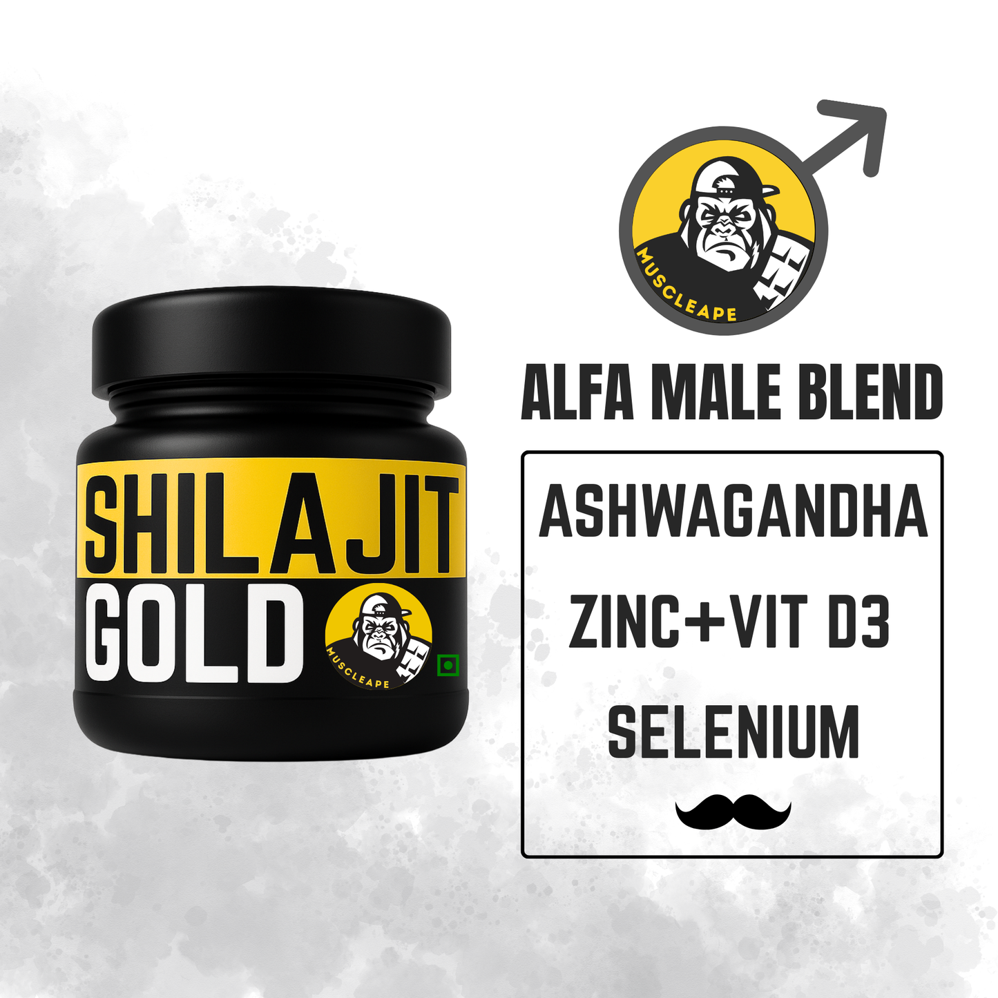 100% Pure Shilajit Gold – With Saffron, Ashwagandha & Herbal Extracts. For Strength, Stamina, Endurance & Vitality.